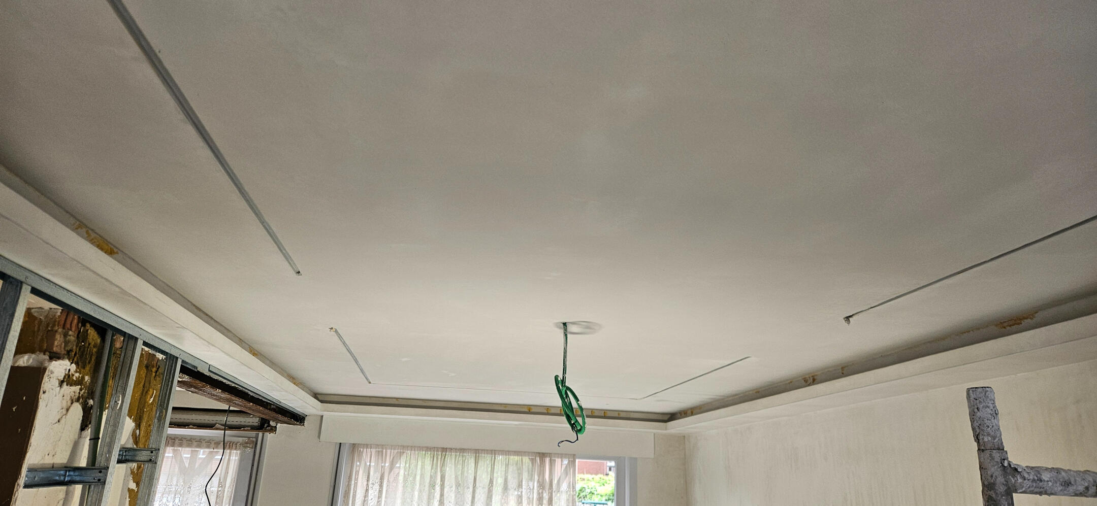 Naadloze, egale afwerking Verlaagd plafond gyproc constructie Lochristi